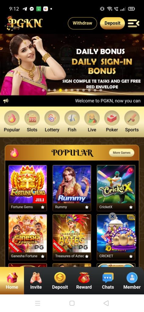 Pgkn – Enjoy 20+ Games & Withdraw Winnings Instantly